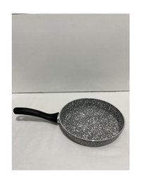 Evita Plastik Saplı Granit 24 cm Düz Tava Gri