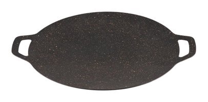 Rehomy Demir Saplı Demir Döküm 35.5 cm Grill Tava Siyah