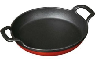 Sürel Döküm Saplı Döküm 22 cm Sahan Tava Kırmızı