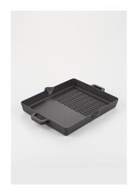Esse Chambery Döküm Kulplu Demir Döküm 26x32 cm Grill Tava Siyah