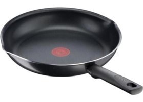 Tefal 1X EarlyPlus B56802 Plastik Saplı Titanyum 20 cm Düz Tava Siyah