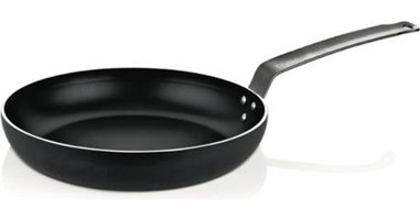 Evren Gusto Dark Maksi Çelik Saplı Alüminyum 30 cm Düz Tava Siyah