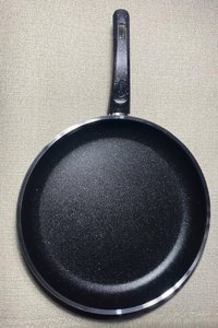 Orhan Home Plastik Saplı Döküm 30 cm Gözleme Tava Siyah