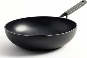 Kitchenaid Plastik Saplı Alüminyum 28 cm Wok Tava Siyah