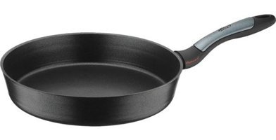Brioni Diamond Plastik Saplı Döküm 22 cm Kızartma Tava Siyah