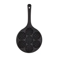 Karaca Romance Bio Granit 26 cm Waffle Tava Siyah