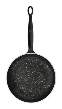 Korkmaz Pro-Chef A2843 Plastik Saplı Granit 26 cm Düz Tava Siyah