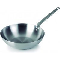 Lacor Ferrum Çelik 28 cm Wok Tava Gri