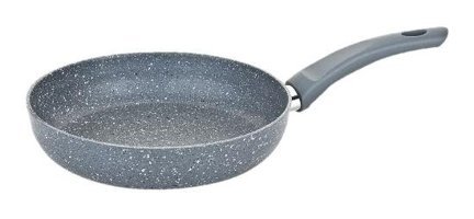 Göksan Mutfak Plastik Saplı Granit 30 cm Düz Tava Gri