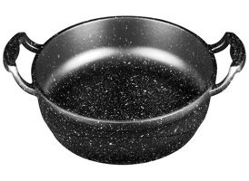 Master Chef Döküm Saplı Alüminyum Döküm 18 cm Sahan Tava Siyah