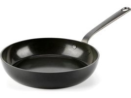 Greenpan Craft Çelik Saplı Granit 24 cm Düz Tava Siyah