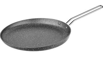 O.M.S 3234 Metal Saplı Granit 26 cm Krep Tava Gri