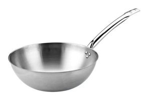 Altınbaşak 190S Çelik 30 cm Wok Tava Gri