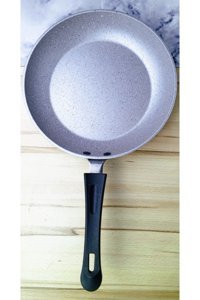 Tarık Home Horeka Plastik Saplı Granit 26 cm Düz Tava Gri