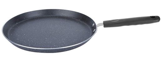 Tissting Plastik Saplı Alüminyum 25.5 cm Kızartma Tava Siyah