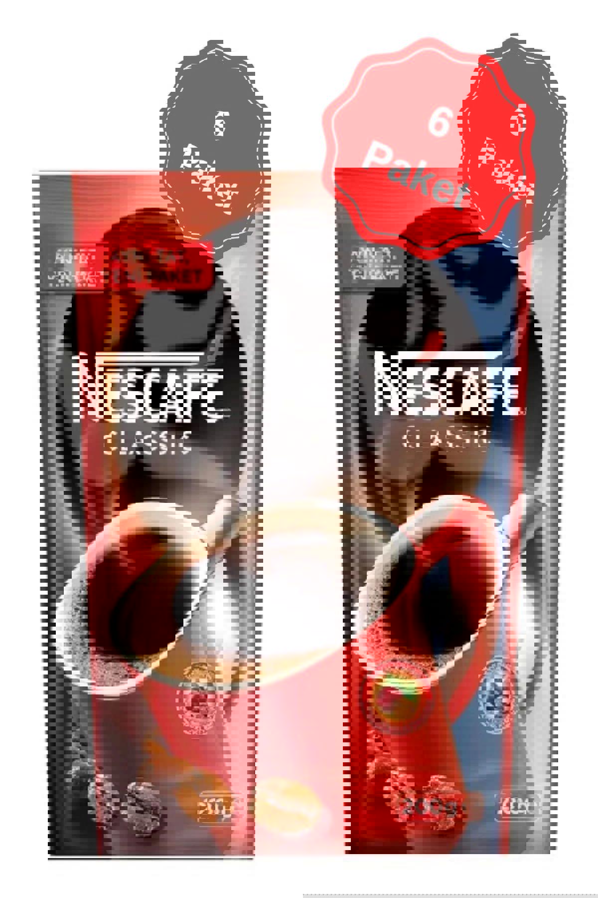 Nescafe 200 gr 6'lı Hazır Kahve