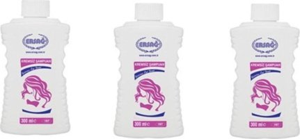 Ersağ Kremsiz Onarıcı Şampuan 3x300 ml