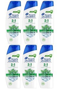 Head & Shoulders Mentol Ferahlığı Onarıcı Mentollü Kremli 2 si Bir Arada Şampuan 6x330 ml