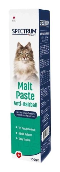 Spectrum Malt Paste Anti-Hairball B Vitamini E Vitamini Tüy Dökme Macun 100 ml