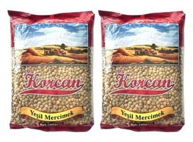 Korcan Yeşil Mercimek 2x1 kg