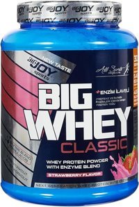 Bigjoy Bigwhey Classic Çilekli Whey Protein Tozu 990 gr