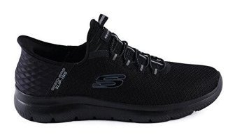 Skechers Summits Slip-İns 232457 Ortopedik Bağcıklı Erkek Günlük Ayakkabı Siyah