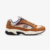 Skechers Stamina 232570 - TNV Ortopedik Bağcıklı Erkek Günlük Ayakkabı Bej