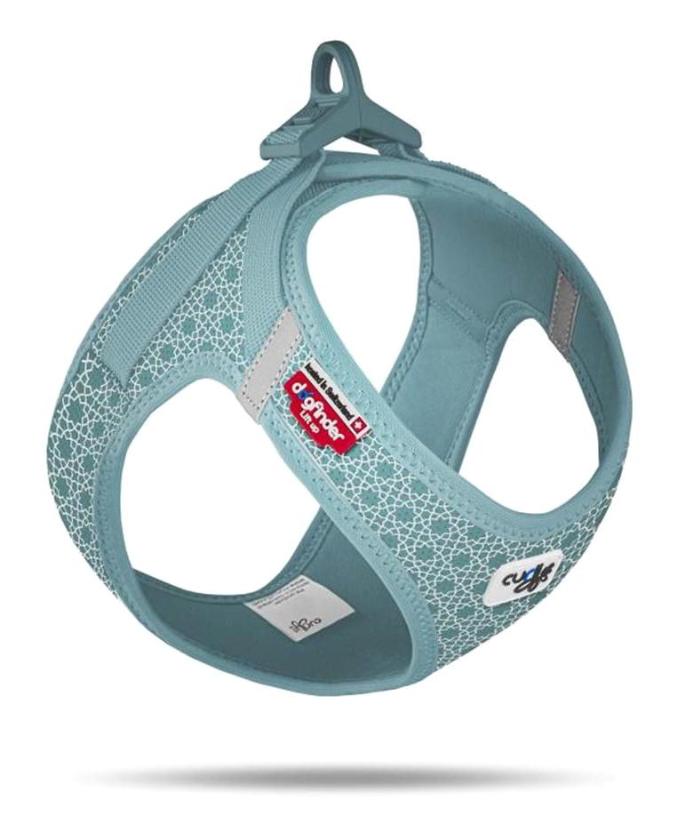 Curli Air Mesh 3XS Göğüs Tasması Gezdirme Köpek Tasması Turkuaz