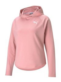 Puma Active 586858 Kapüşonlu Baskılı Pembe Uzun Kadın Sweatshirt