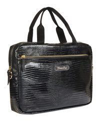 BloominBag LB15022 13 inç Kumaş El-Omuz Laptop Çantası Siyah