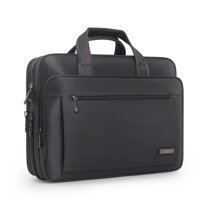Cicilin 3295 15.6 inç Polyester Su Geçirmez El-Omuz Laptop Çantası Gri-Siyah
