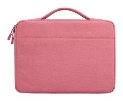 Lbw 15.6 inç Oxford Kumaş Su Geçirmez El-Omuz Laptop Çantası Pembe