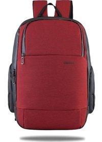 Classone Parma BP-IT805 15.6 inç Kumaş Su Geçirmez Sırt Laptop Çantası Bordo