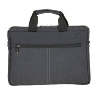 Plm Jima 13-14 inç Kumaş Su Geçirmez El-Omuz Laptop Çantası Siyah