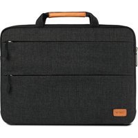 Wiwu 15.6 inç Deri Su Geçirmez El-Omuz Laptop Çantası Siyah