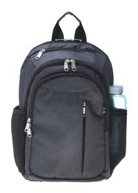 Plm 13 inç Polyester Sırt Laptop Çantası Füme