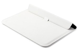 Szykd 11 inç Deri Su Geçirmez Kılıf Laptop Çantası Beyaz