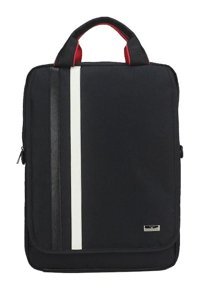 Case Club 13.3-14 inç Kumaş Sırt Laptop Çantası Beyaz-Siyah