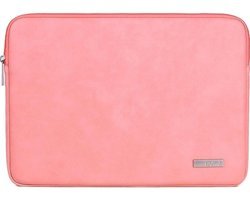 Canvas Artisan L11-03 13 inç Deri Su Geçirmez Kılıf Laptop Çantası Pembe