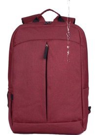 Beutel B400 15.6 inç Kumaş Su Geçirmez Sırt Laptop Çantası Bordo
