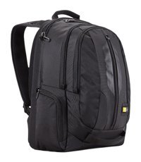 Case Logic 17 inç Kumaş Su Geçirmez Sırt Laptop Çantası Siyah