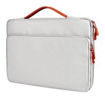 Wslcn 14.1 inç Polyester Su Geçirmez El-Omuz Laptop Çantası Gri