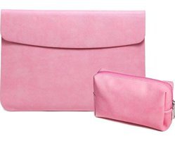 Szykd A1370-1465 11 inç Deri Su Geçirmez Kılıf Laptop Çantası Pembe