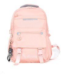 Necati Çanta 15.6 inç Polyester Su Geçirmez Sırt Laptop Çantası Pembe