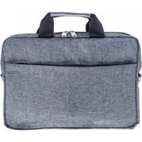 Plm CanyonCase 15.6 inç Kumaş Su Geçirmez El-Omuz Laptop Çantası Gri-Siyah