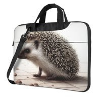 VducK Kirpi Desenli 15.6 inç Oxford Kumaş Su Geçirmez El-Omuz Laptop Çantası Siyah