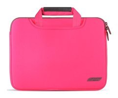 Lbw 15 inç Kumaş El-Omuz Laptop Çantası Kırmızı