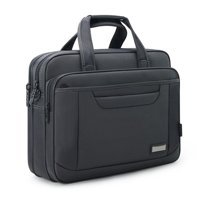 Wslcn 3290 15.6 inç Polyester Su Geçirmez El-Omuz Laptop Çantası Gri