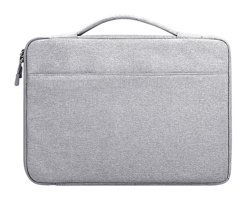 Lbw 15.6 inç Oxford Kumaş Su Geçirmez El-Omuz Laptop Çantası Gri