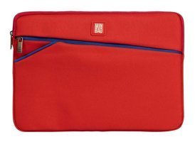 Minbag Alice 13 inç Suni Deri Su Geçirmez Kılıf Laptop Çantası Turuncu